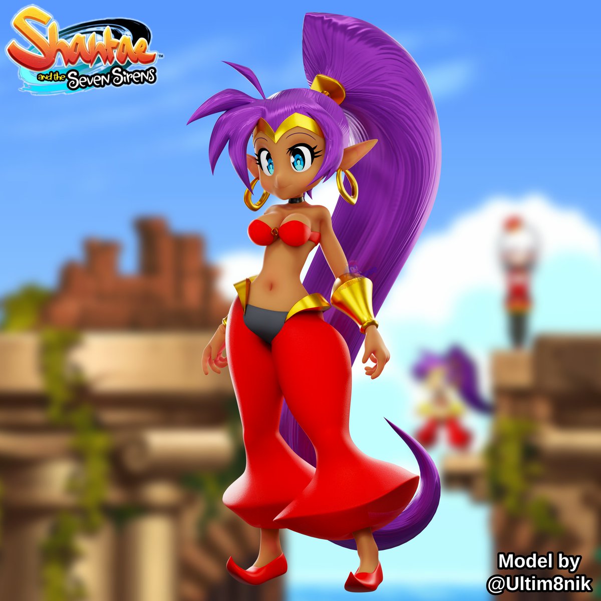 Just another adorable Shantae piece