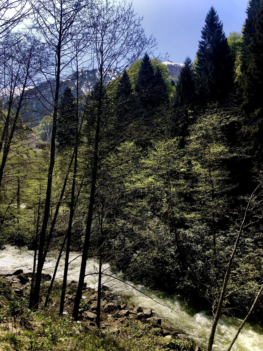 İşin de kendine göre güzellikleri oluyor bazen. #Ayder #Fırtınaderesi