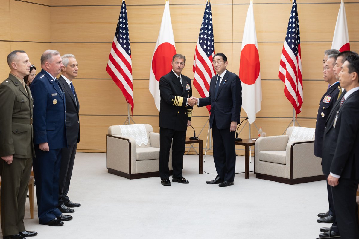 The #USJapanAlliance is stronger and the #IndoPacific is more secure thanks to the steadfast leadership of @INDOPACOM Commander Aquilino. Your country and our allies across the world thank you for your decades of dedicated service. @USNavy @USForcesJapan