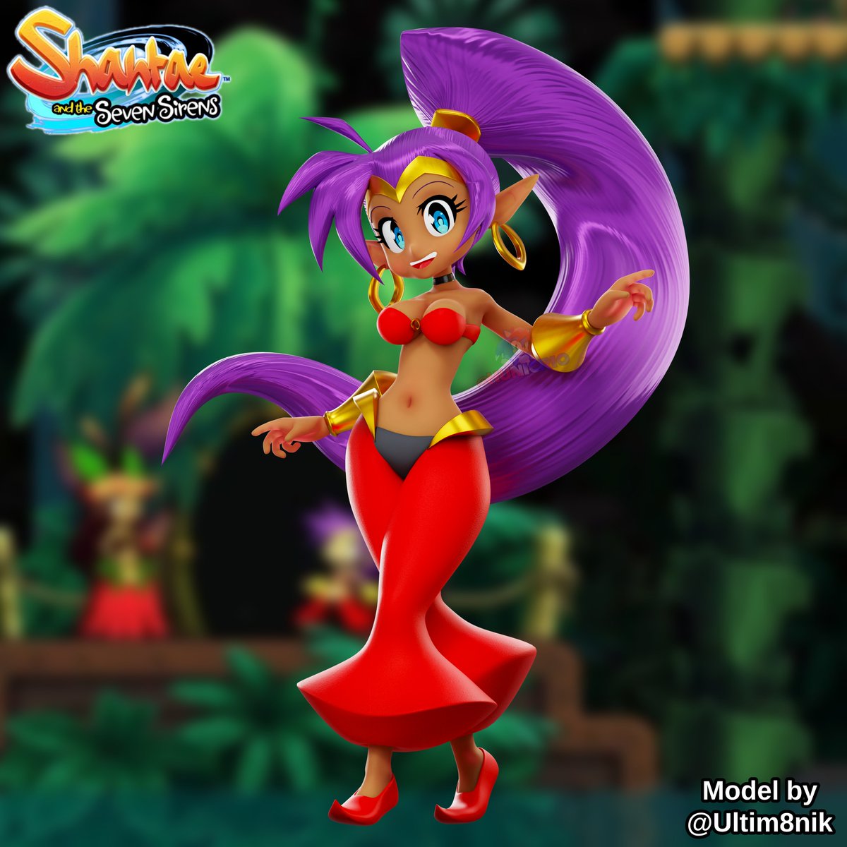 Shantae but with the best gift ever: her smile