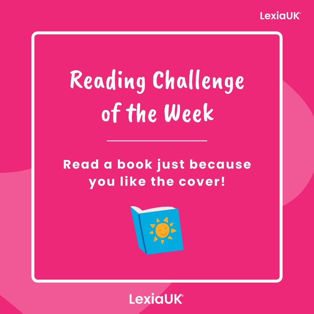 Here's a reading challenge for your pupils this week:

We often say not to judge a book by it's cover but this can be a fun way to discover new books! 📖 ✨

Make sure to share this with your school community to get everyone reading!

#ReadingChallenge #Literacy #KS2 #UKEdChat