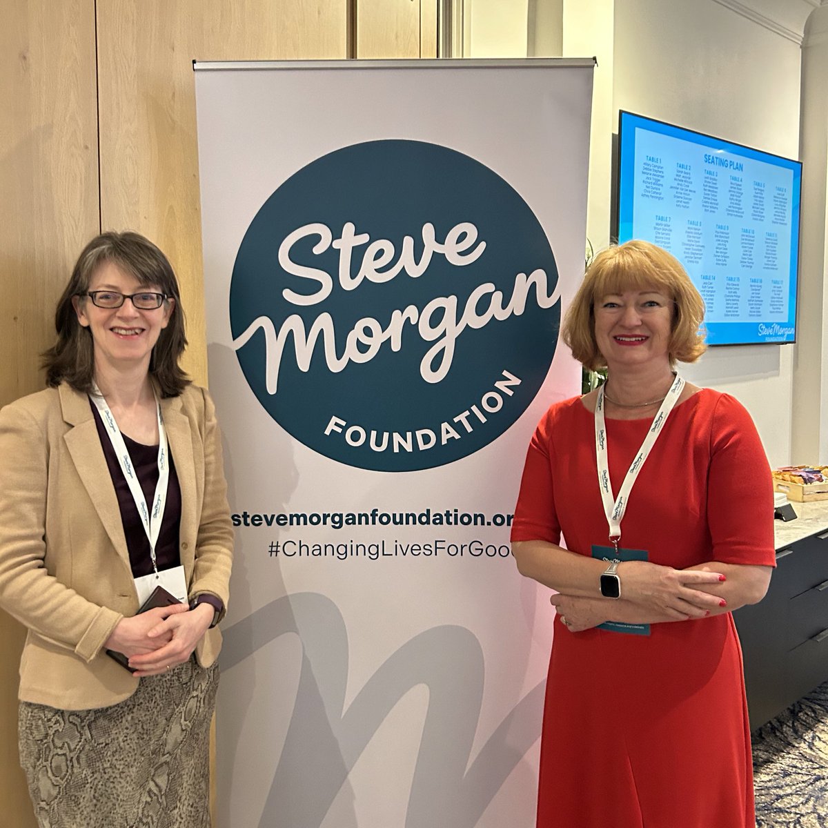 Delighted to be at the @stevemorganfdn #changinglivesforgood conference, representing the #type1diabetesgrandchallenge with @KarenFAddington and @ctmarshallceo, who are giving one of this morning’s keynote talks