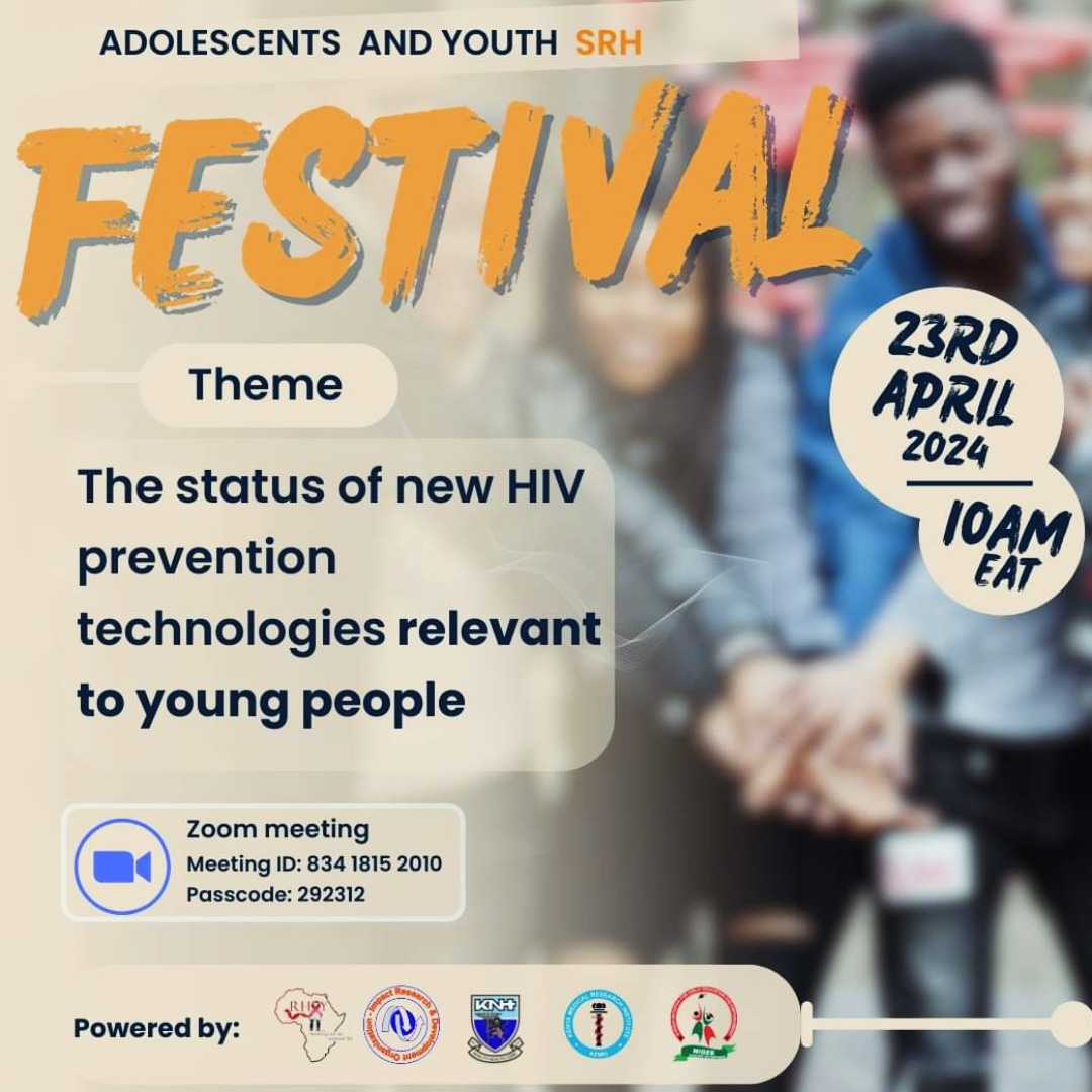 Winniewadera's tweet photo. Would you like to hear about new HIV prevention technologies for young people?
Join Zoom Meeting tomorrow at 10am EAT 
https://t.co/6q8KKtPIDP
Meeting ID: 860 5412 4823
Passcode: 133966
#SharethiswithAllyouth https://t.co/vYQiVTeECE