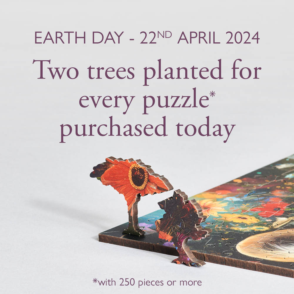 🌳E A R T H D A Y🌳 We're proud to be partnering with Ecologi to plant two trees for every puzzle with 250 pieces or more purchased today, so we can continue to build our forest and help protect the world we live in. #WentworthPuzzles #EarthDay