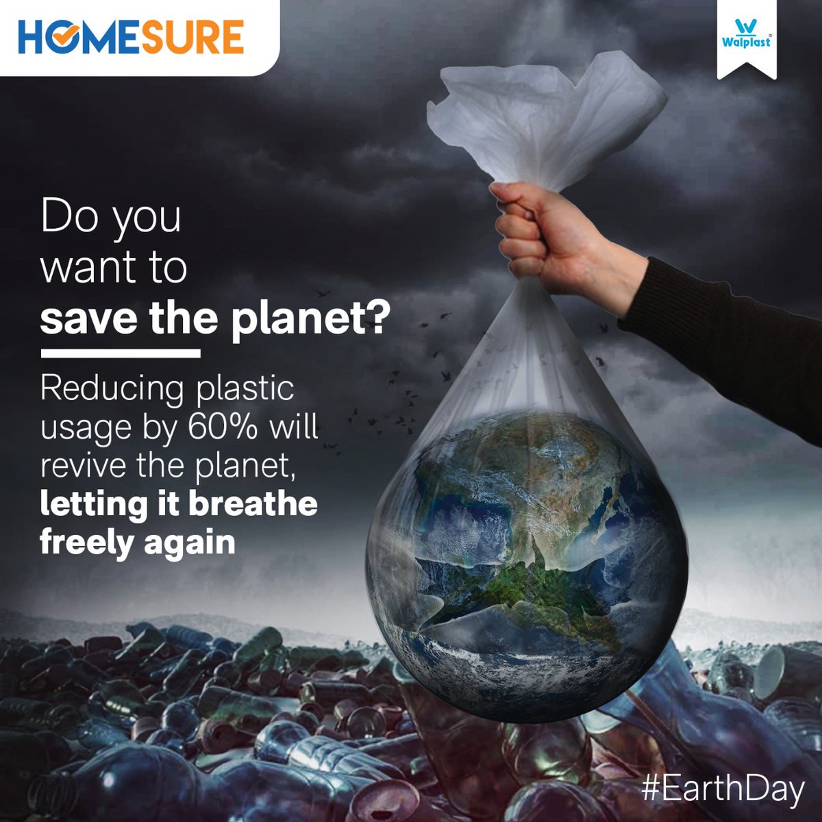 Walplast aligns with the theme of Earth Day 2024: Planet vs Plastic. Come join us in reducing plastic usage and, consequently, plastic pollution. Together, we can create a healthier and more sustainable planet for all of us to inhabit.

#EarthDay #EarthDay2024 #WorldEarthDay