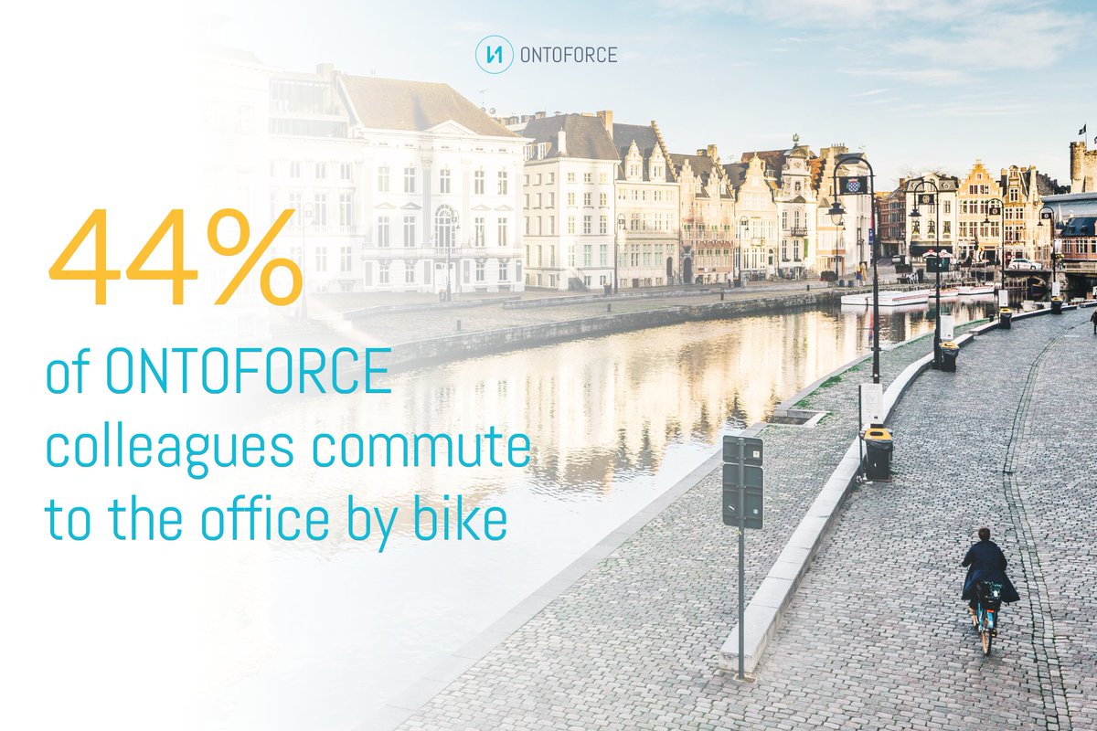 🚲 44% of ONTOFORCE colleagues commute to our Ghent office by bike. We think that's wheely great!

Today as we celebrate and honor planet Earth, ONTOFORCE is proud to be part of the charge towards more sustainable corporate practices.