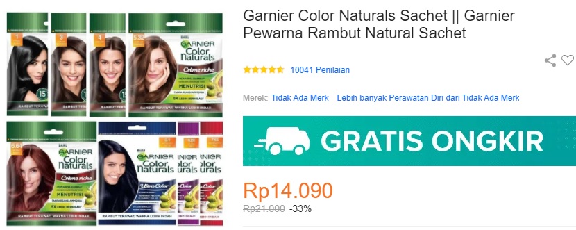 reginaclaud's tweet photo. Garnier Color Naturals Sachet || Garnier Pewarna Rambut Natural Sachet
#FYP #fypシ #fypviraltwitter #rekomendasi #promo #diskon  #lazada #affiliate 

https://t.co/qP7LrCSLkI https://t.co/tnBYG3Dtij