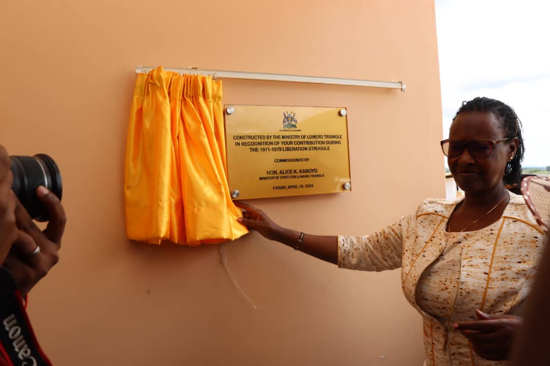 On19th April, 2024, Hon Alice Kaboyo , Minister for Luwero Triangle under the Office of the Prime Minister of Uganda, commissioned the Civilian Veteran Residential House for Ms Esther Tumwine the only sister to late James Karuhanga in Mbarara City