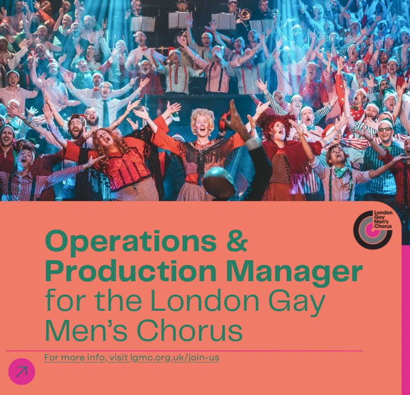 We’re hiring! 🚨 we’re recruiting for an operations and production manager to join our team this summer. Could this be you? For more info please visit: lgmc.org.uk/join-us/