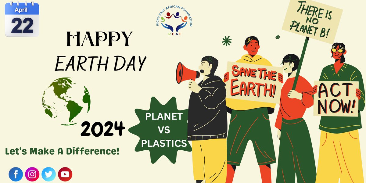 #EarthDay reminds us to focus global attention on pressing environmental issues. The theme this year is 'Planet vs. Plastics.' It calls for collective action to repair & heal the planet's ecosystems, combat climate change, & preserve biodiversity. #SDG13 @KCCAUG @nemaug @theGCF