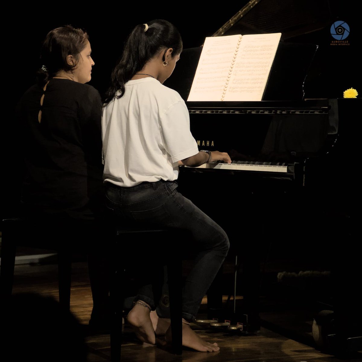 An evening of love, joy, and unity at Cripa Auroville - listening to beautiful music on the piano - as different fingers played at the keys, children, and adults. Heartening to see the talent and creativity. #Auroville #Cripa #Music