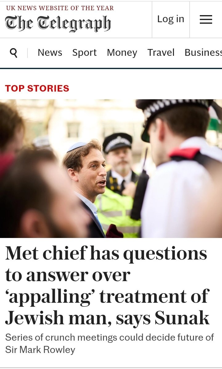 This manufactured media outrage had been going on for days. They must really want the Met boss out.
'Anti-Semitism' is the nuclear option when the regime has you in its cross-hairs. Just ask Jeremy Corbyn or Andrew Bridgen.