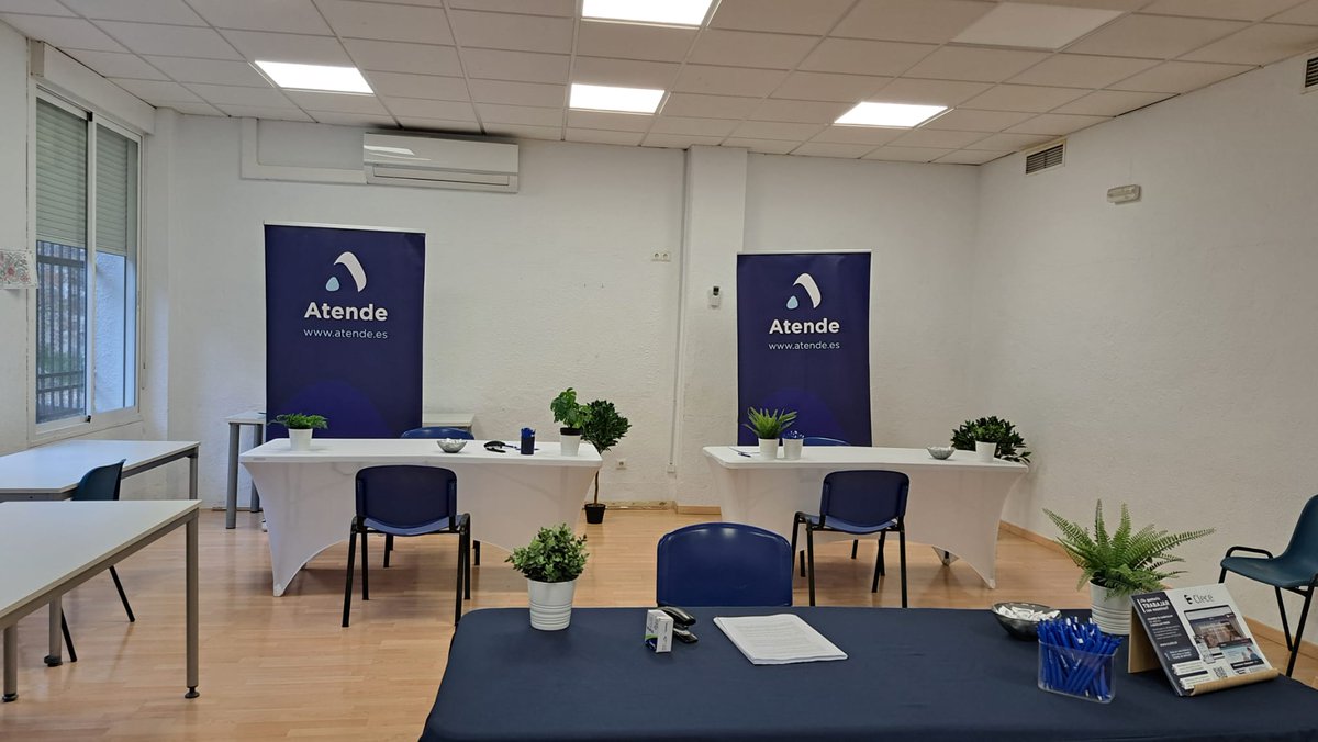 BeatrizGomC's tweet photo. Todo listo para comenzar con las entrevistas personales en "Nos Conocemos Montoro". @Atende_ https://t.co/brzYvvBf2a