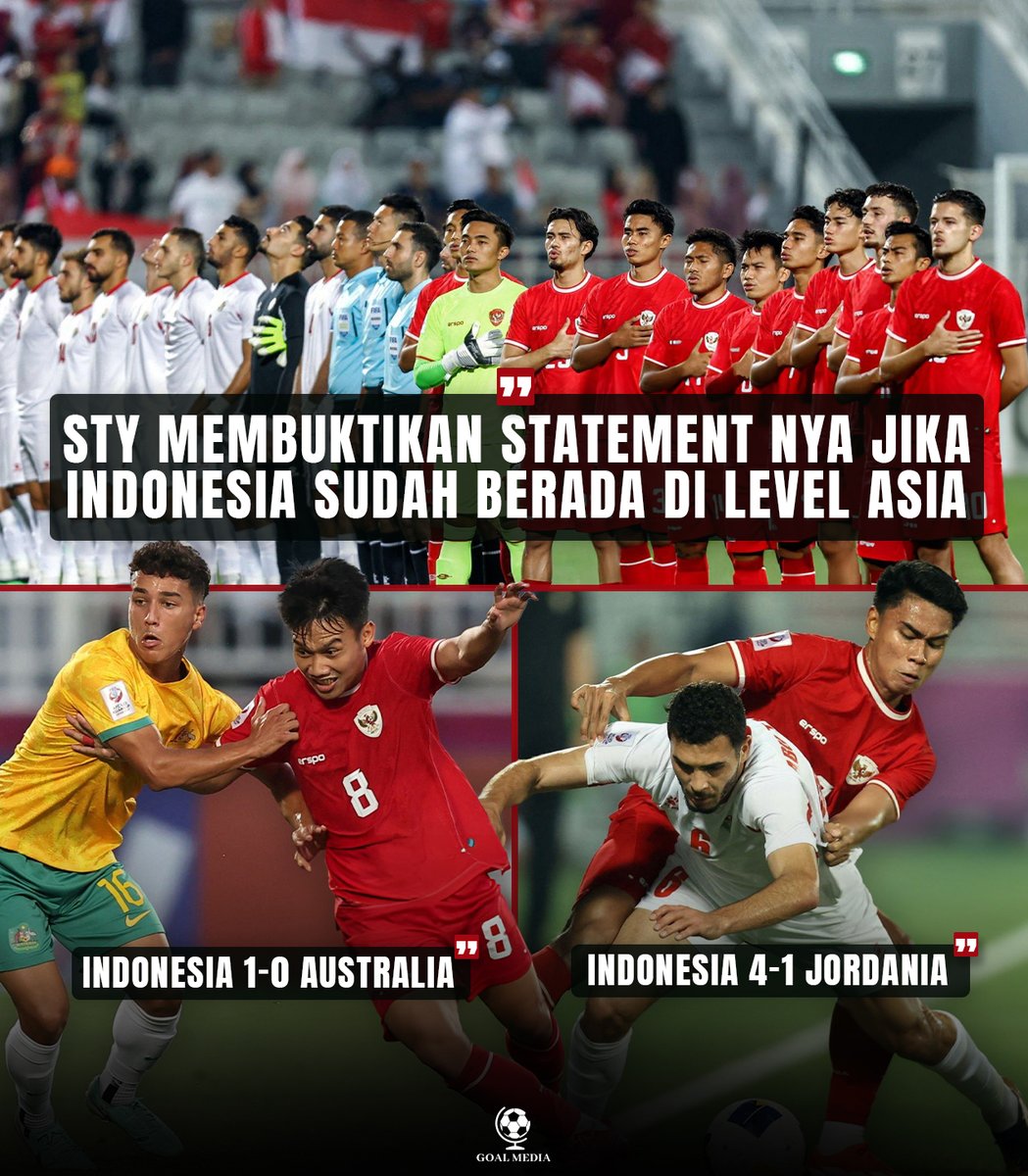 Level Asia nih, Bos!! 

Berproses bersama Timnas dan Coach STY