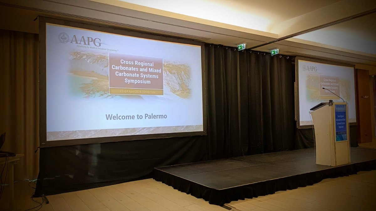 plan_ge's tweet photo. Excited to kick-off the @AAPGEurope Symposium on Cross Regional #Carbonates and Mixed Carbonate Systems today! What better occasion to celebrate #EarthDay! This morning, we'll be presenting a talk on #Geothermal #Energy and tomorrow, on proximal to distal high energy deposits! https://t.co/6fJcYhYPqi