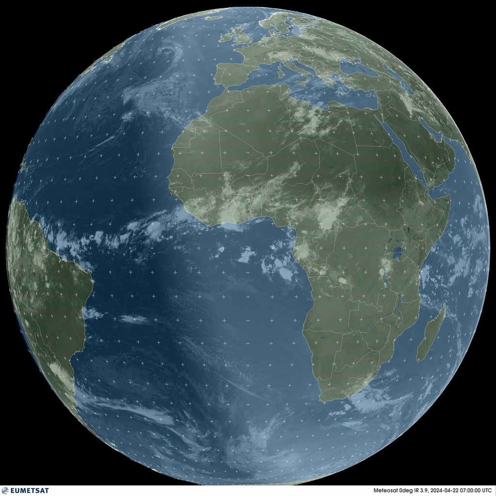 Imatge satèl.lit METEOSAT (colour) via @eumetsat #ElTemps #meteo #weather