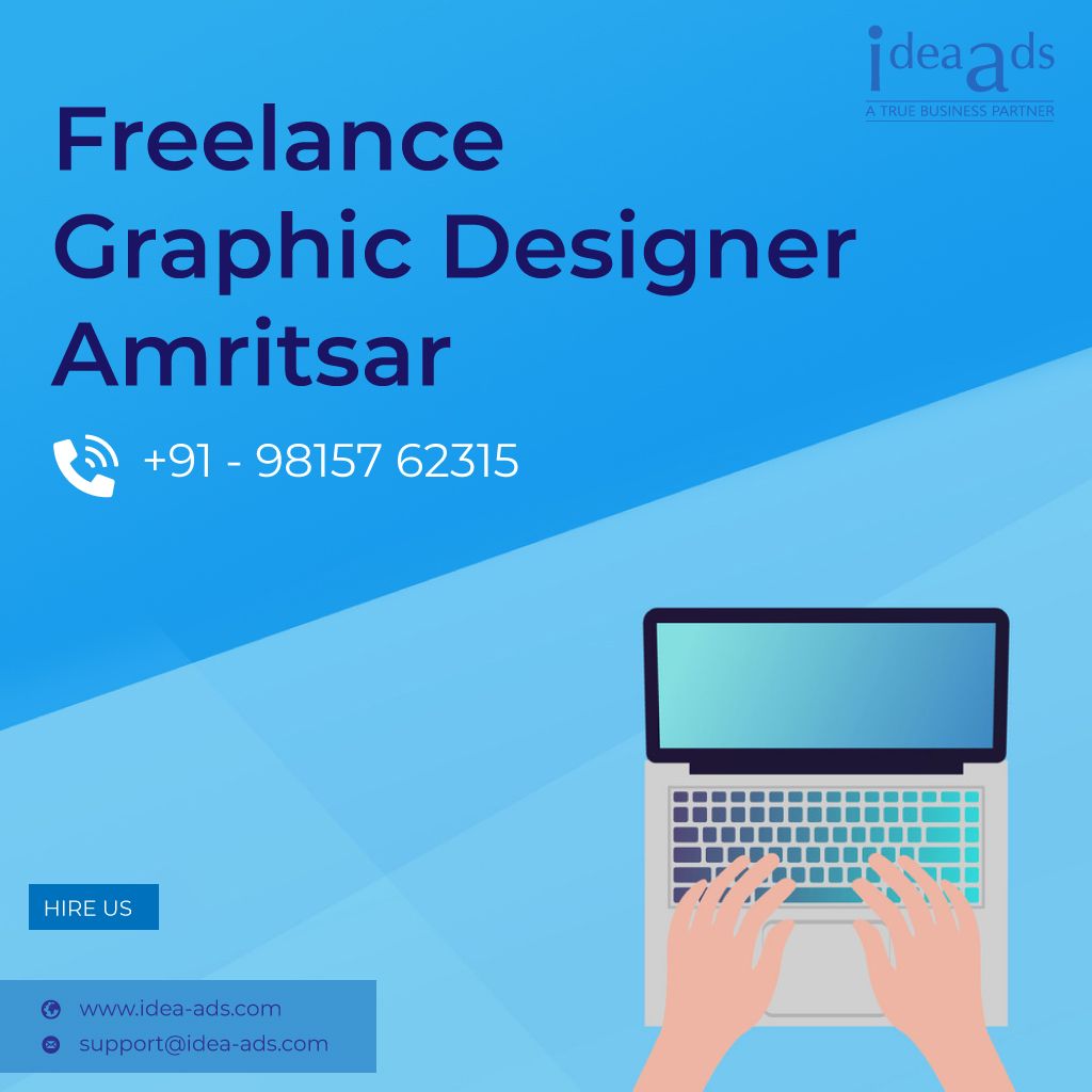 Freelance Graphic Designer Amritsar
Call +91 (981) 576 2315

buff.ly/3A4km3V

#graphicdesigner #freelance #amritsar #freelancegraphicdesigner #graphicdesigning #graphicdesign #freelancejobs #freelancer #freelancegraphicdesigner

#Idea_Ads is one of the #leading and