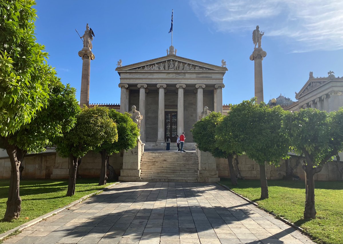 Amazing few days in Athens with the @AureliusFound talking with business leaders from around the world about Stoicism, leadership, and resilience.