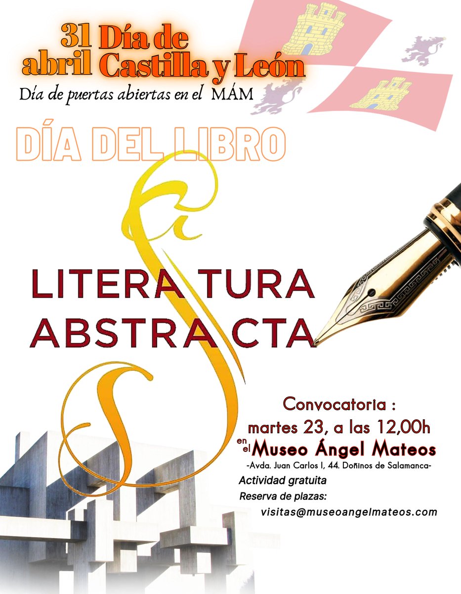 Anímate a sumergirte en la Literatura abstracta. Mañana en el MÁM de la mano de José Luis Blanco...