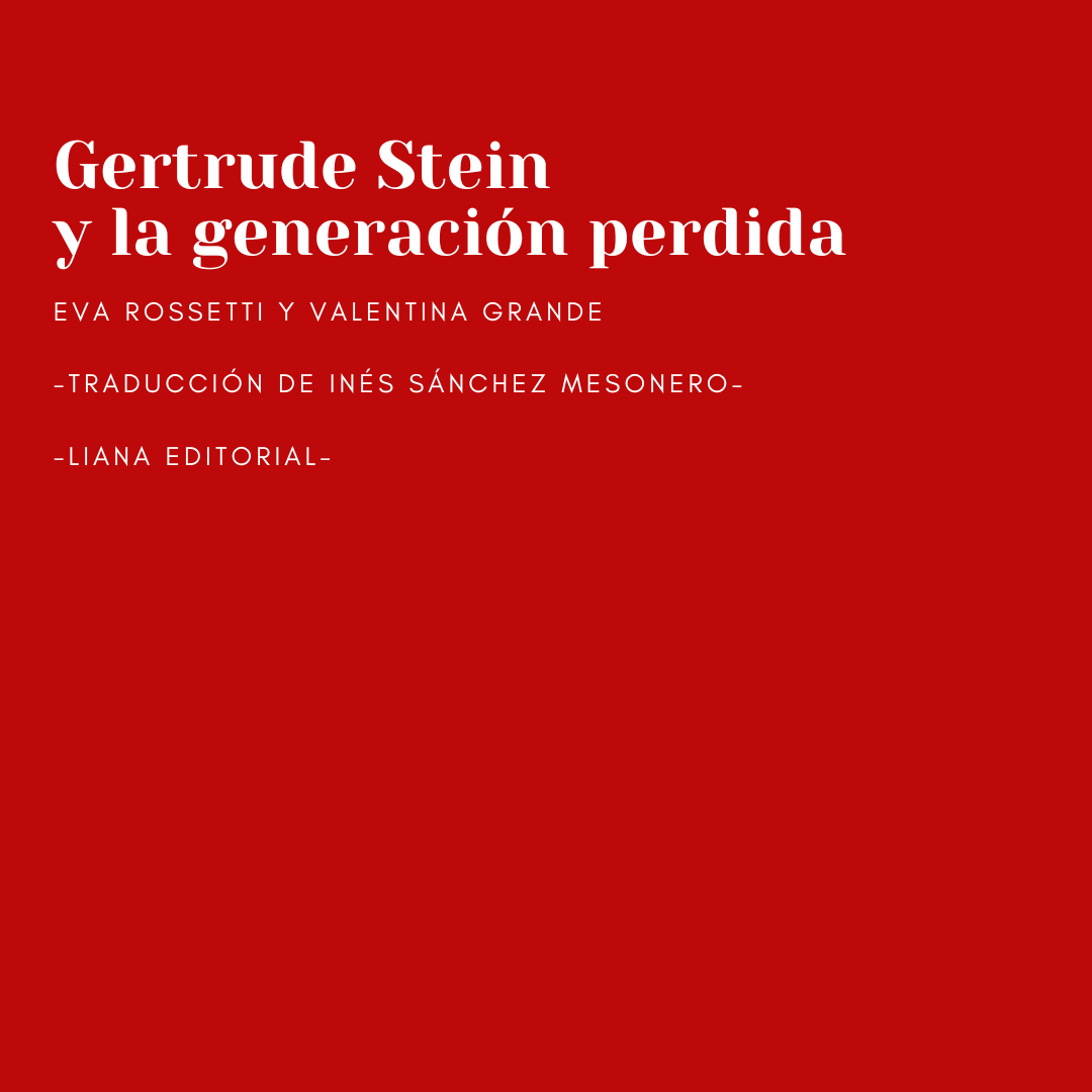 🌟GERTRUDE STEIN y la generación perdida: ¡reseña de esta maravilla publicada en @lianaeditorial !: altavozcultural.com/2024/04/25/ger…