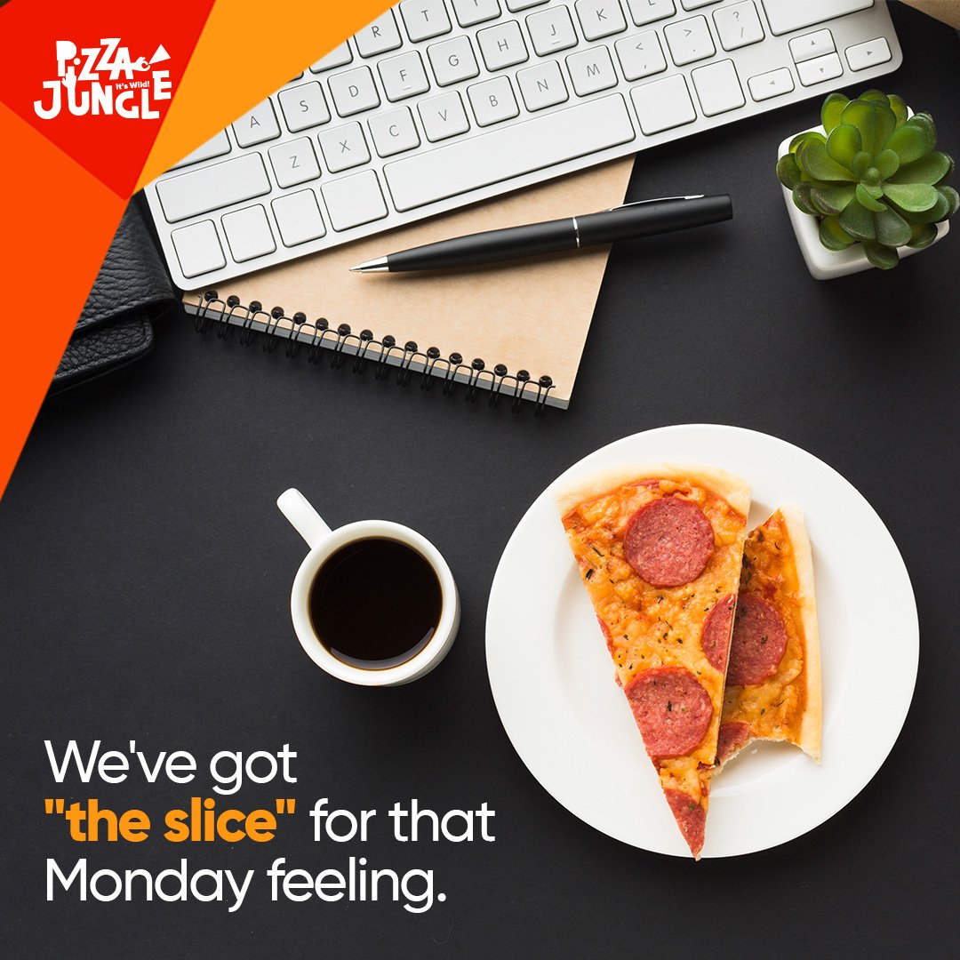 Monday might suck, but the cure's on point. #Pizzajungle #pizza #monday