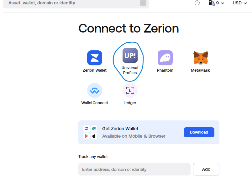 You can connect your 🆙 to zerion? 🔥🔥🔥🔥