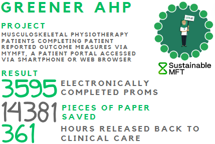 Proud of the amazing work <a href="/MFT_CSSAHPs/">AHP's at MFT</a> have done in collaboration with <a href="/MFT_Hive/">MFT Hive</a> in creating sustainable, innovative evidence-based practice #greenerahp #mft #sustainablehealthcare #mftsustainability #digitaltransformation