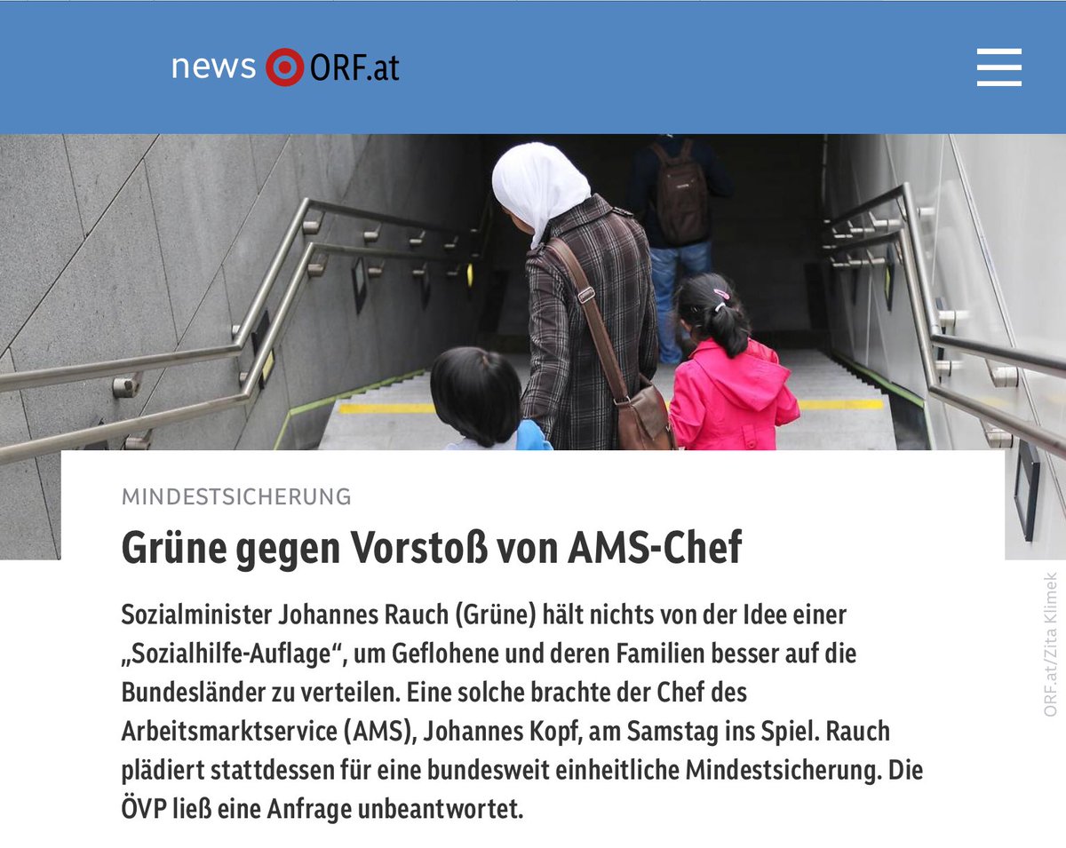 Bilder sprechen mehr als Tausend Worte. Auch <a href="/ORF/">ORF</a> suggeriert mit diesem BILD das Musliminnen von Mindestsicherung und Sozialhilfe leben. Sie werden nicht abgebildet wenn es um erfolgreiche Karrieren geht. Schade. 
<a href="/dokustelle/">Dokustelle Austria</a> orf.at/stories/335510…