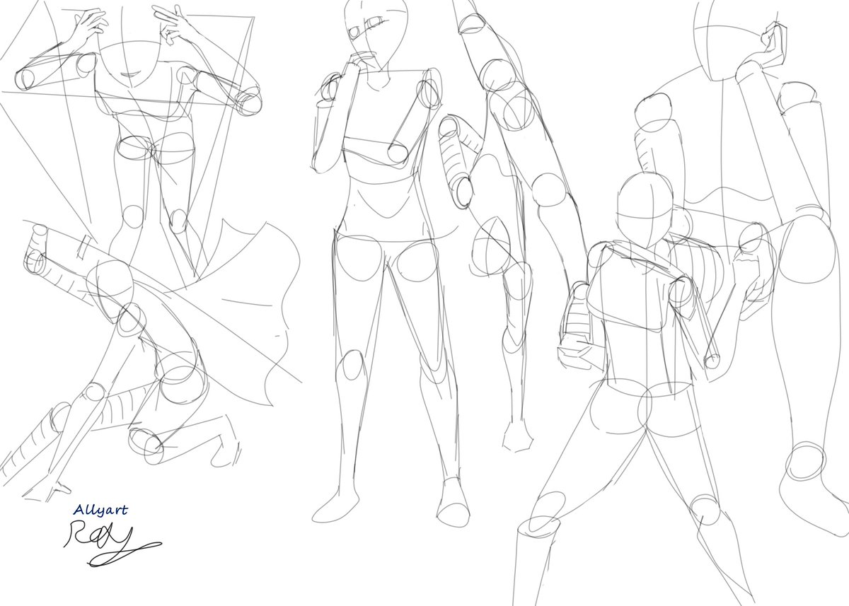Allyart58's tweet photo. I think my gesture drawing is starting to look really. Show me how you guys do your gesture drawings, I wanna see.

Something in me clicked and now learning anatomy doesn't seem out of reach anymore.🤔 https://t.co/8oMRqYoVQf