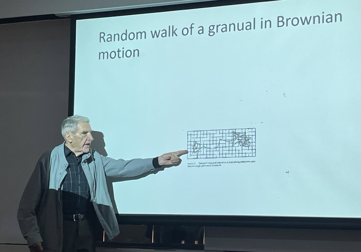 A rare treat to hear Alan Chalmers deliver a seminar. He established the @Sydney_Science School of History of Philosophy of Science in 1985 @Sydney_Uni Tonight talking about “Brownian motion, theory confirmation and the stratification of scientific knowledge”