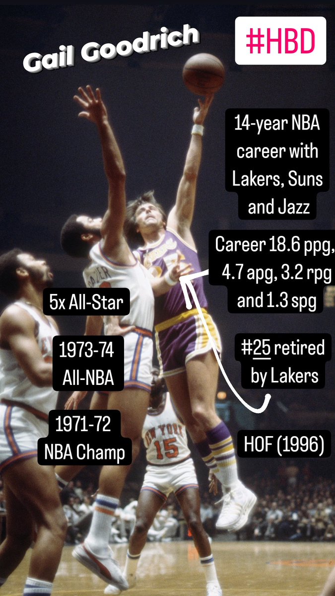 #HBD Gail Goodrich