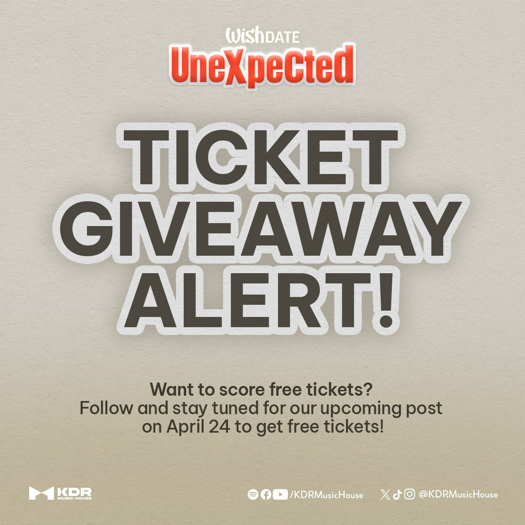 📣📣 TICKET GIVEAWAY ALERT 📣📣 Watch out for our post on April 24 to get your hands on free tickets to #WishDateUnexpected!