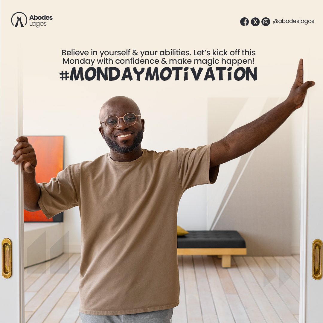 Believe in yourself and your abilities. Let's kick off this Monday with confidence and make magic happen! #MondayMotivation"
.
.
.
.
.
.
.
.

Bright Chimezie | Sango Ota | Funke | Babcock | Mercy Chinwo | Nengi | David Hundeyin | Jimoh Ibrahim | Dangote | Ebira | 2face | Toyin