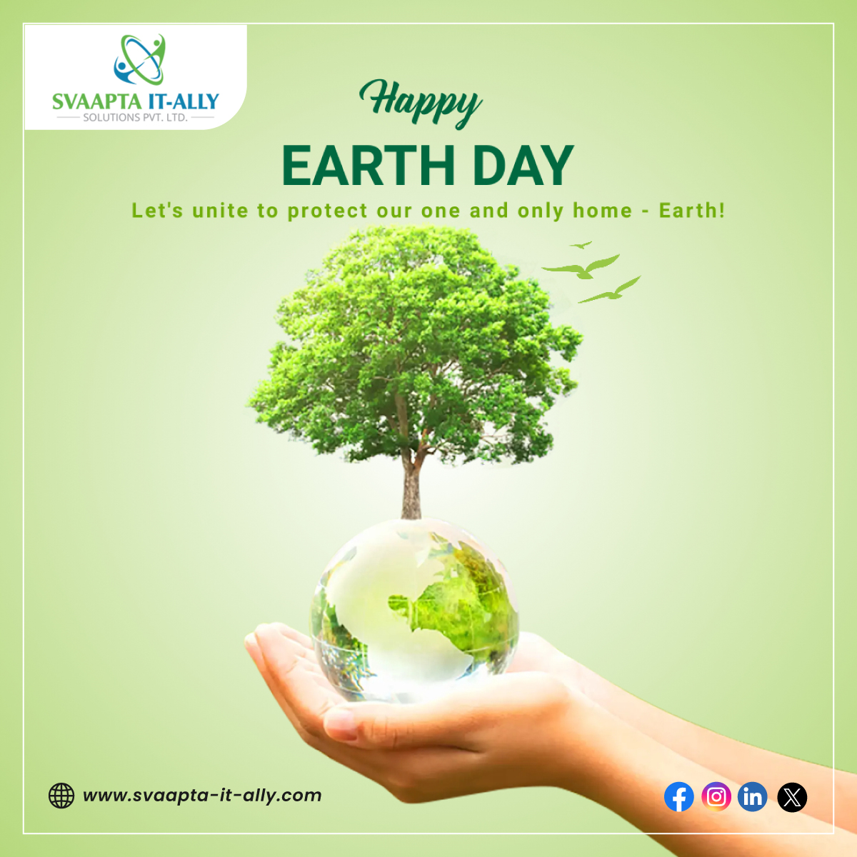 'Let's unite to cultivate a greener, healthier planet. 🌍 Let's honor Earth Day every day, forever. '

Happy World Earth Day🌎🌳

#worldearthday #worldearthday2024 #earthdayeveryday #happyearthday #savetheplanet #savetheearth #earthdaybirthday #happyearthday #svaaptaitally