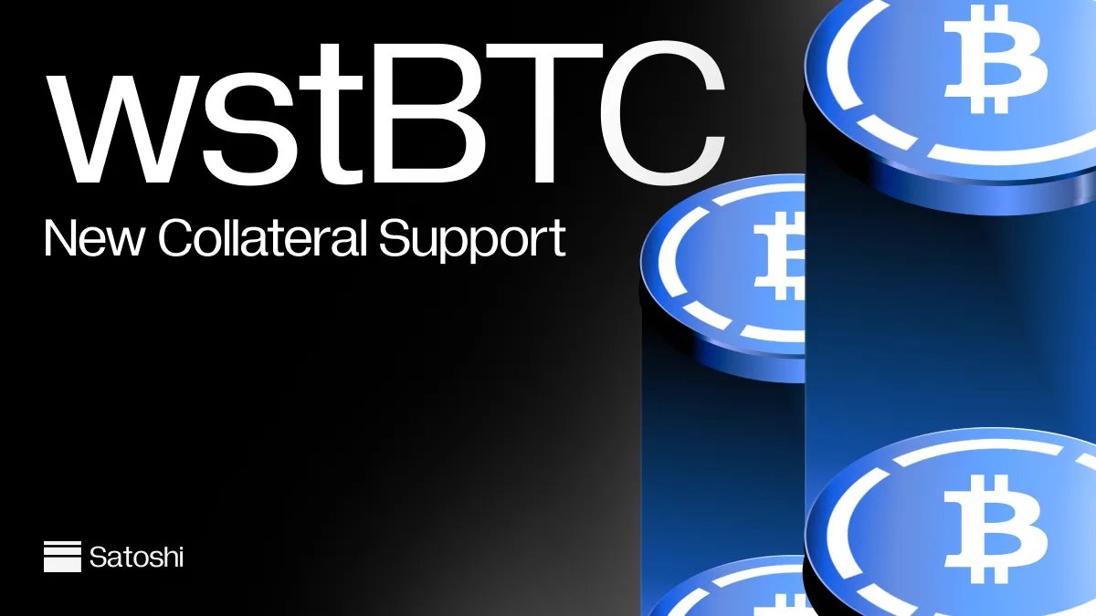 Support wstBTC as collateral ✨ Satoshi Protocol is teaming up with @bidofinance in a strategic partnership that's set to shake things up. You can now use $wstBTC as collateral to borrow $SAT Here's how 🧵