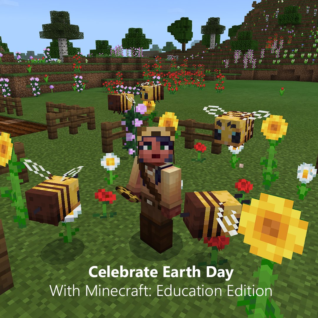 How do you celebrate Earth Day in your classroom? 🌍 Here's an idea: introduce your students to these Minecraft Education lessons that focus on eco-friendly topics: msft.it/6013c4YcD #MinecraftEdu #EarthDay #Sustainability