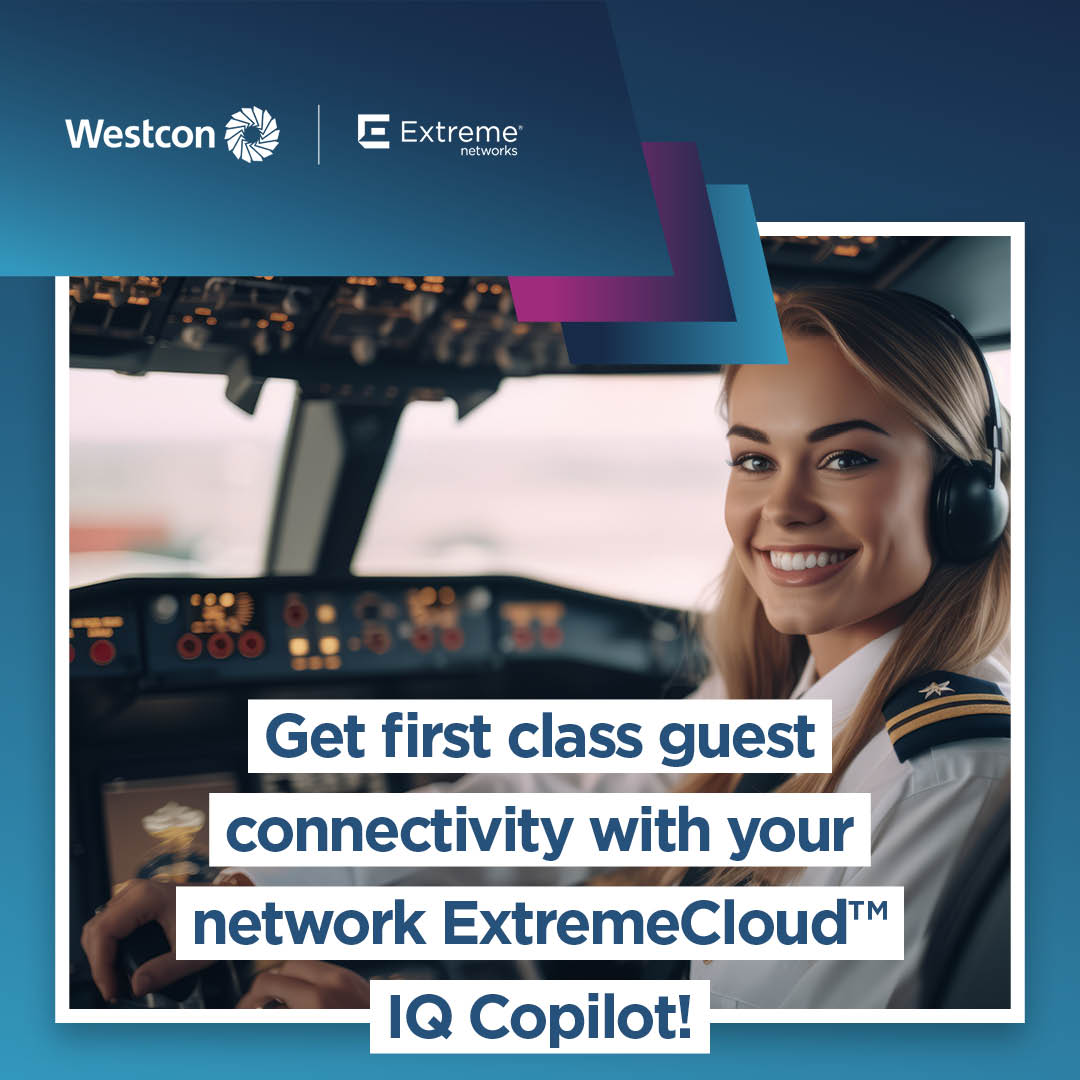 Monetise your guest network with ExtremeCloud™ IQ Copilot. Launch fast, gather data, optimise promotions. Benefit from setup, data collection, monetisation!

Discover now: bit.ly/4cj3gzZ

#ExtremeNetworks #ExtremeCloudIQCopilot #NetworkManagement
