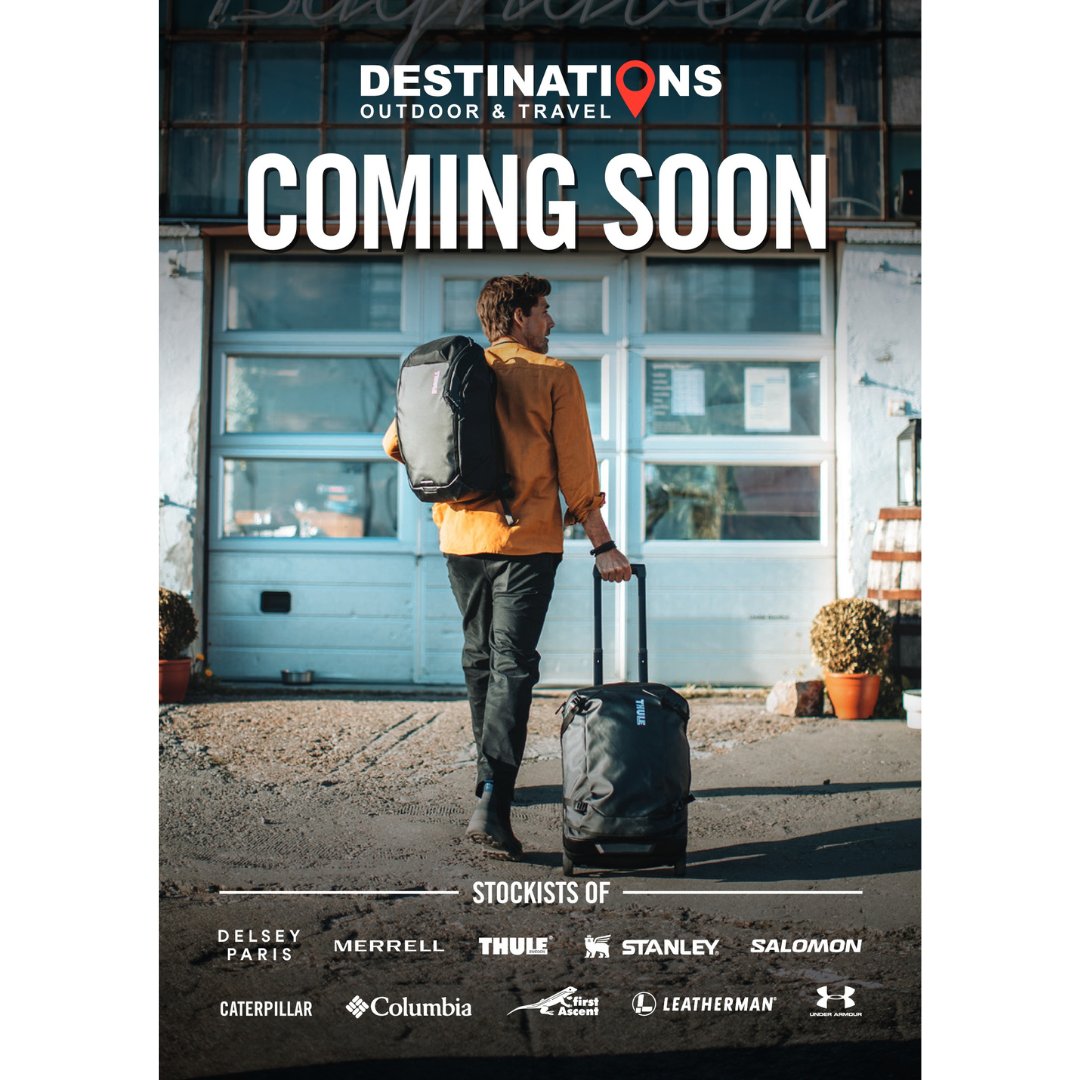 Destinations Outdoor is making its way to Weskus Mall! 🙌😍🛒⛰🥾 They will be located on the lower level close to Entrance 1 in Shop L16. 😍 🆕 #WeskusMall #NEWSTORE #Advertureawaits #DestinationsOutdoorandTravel