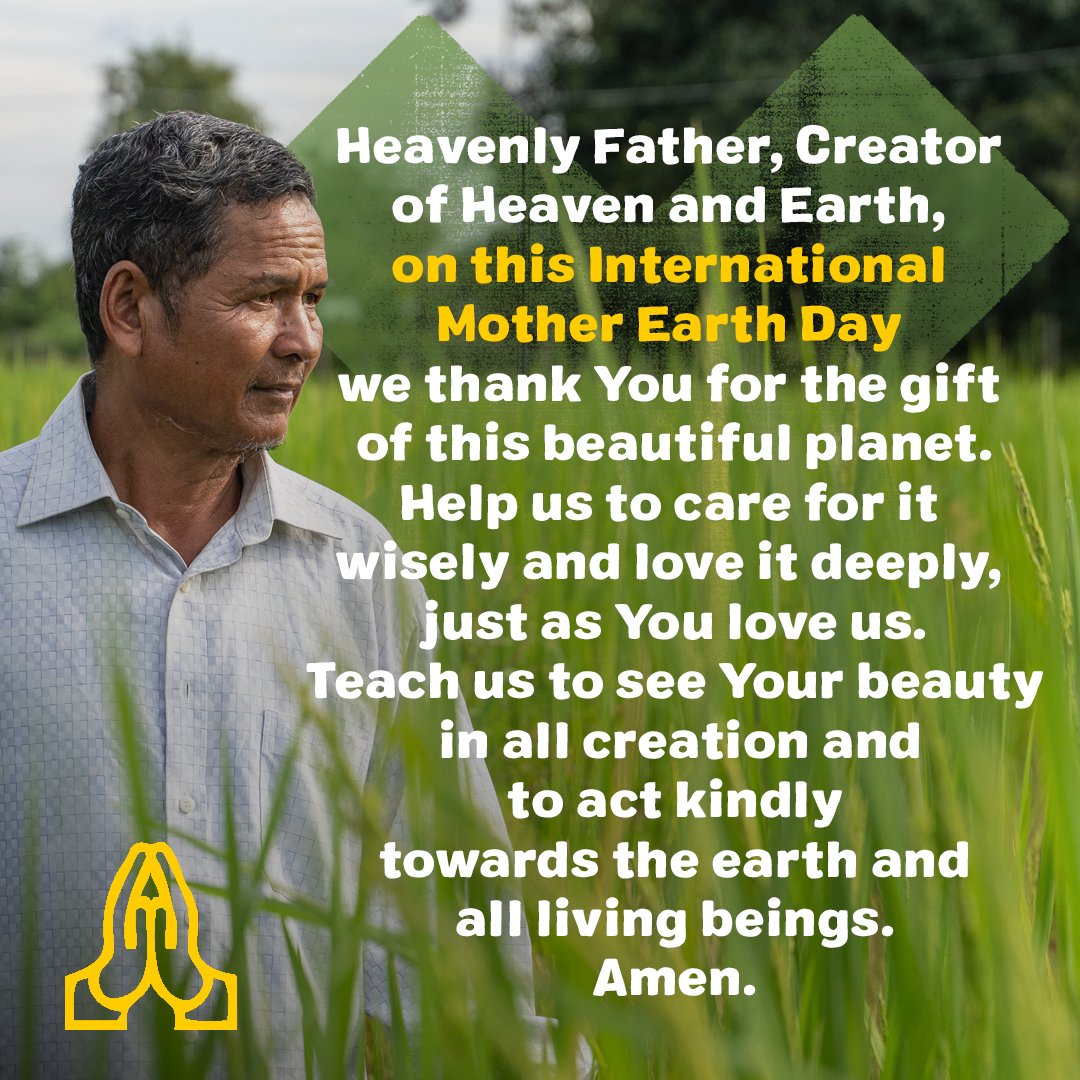 A prayer for #MotherEarthDay 🙏