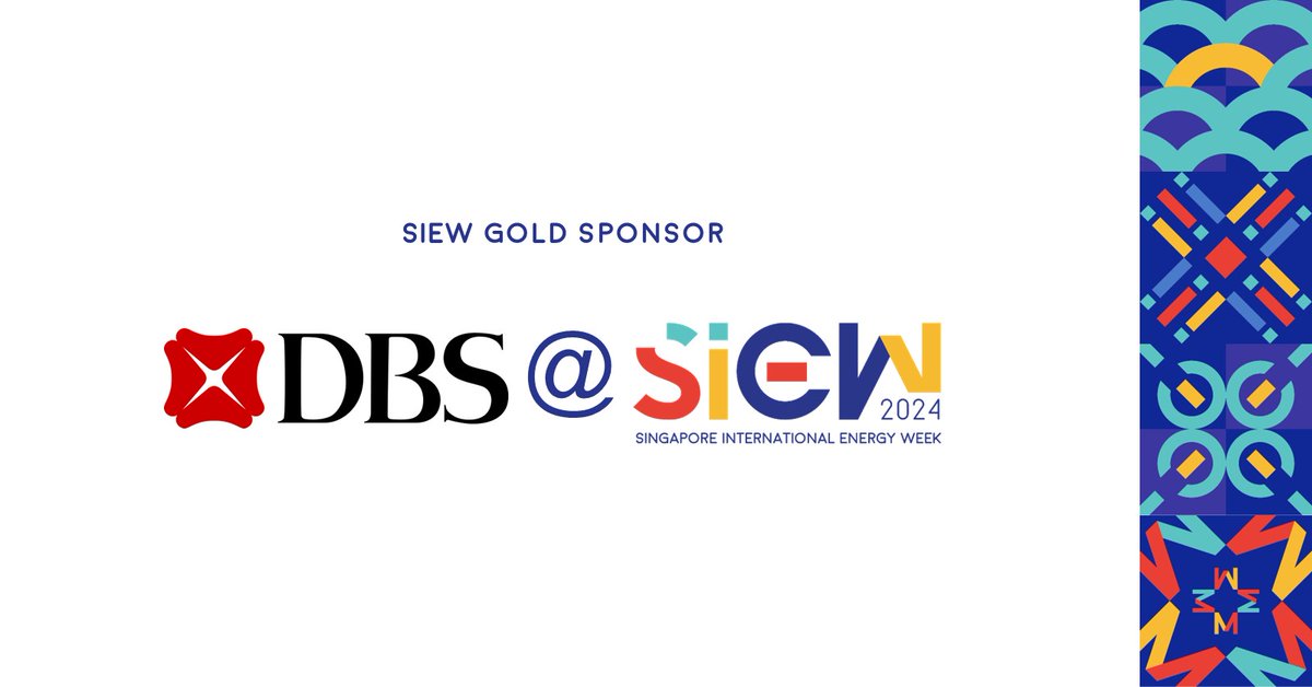 We are delighted to announce that DBS is returning as the SIEW Gold Sponsor for #SIEW2024. Join us this October, register your interest now: go.gov.sg/siew2024regist…

#Connectivity #Sustainability #NetZeroAtSIEW