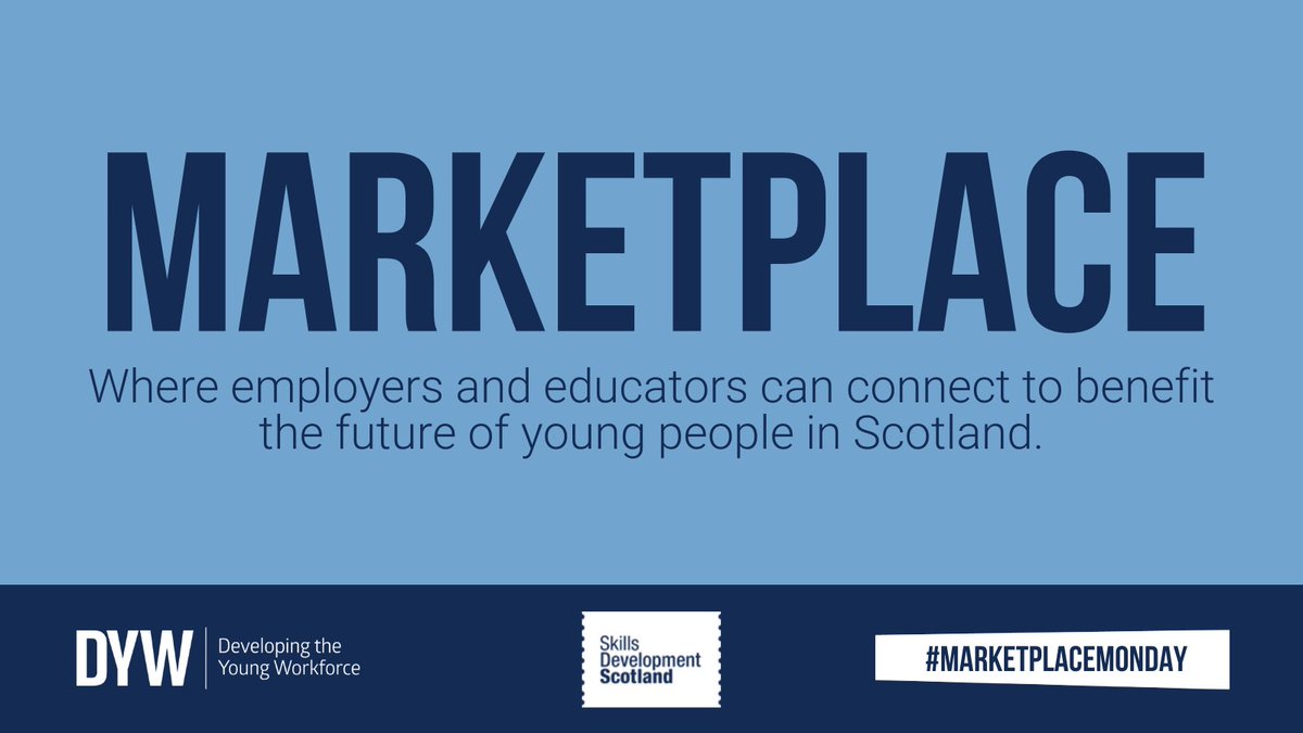 It's #MarketplaceMonday! Educators - check out the current offers on Marketplace to source opportunities for your pupils. Or if you're an employer, why not post an opportunity? It's quick and easy! Visit: ow.ly/OFwB50QVsbe #DYWScot