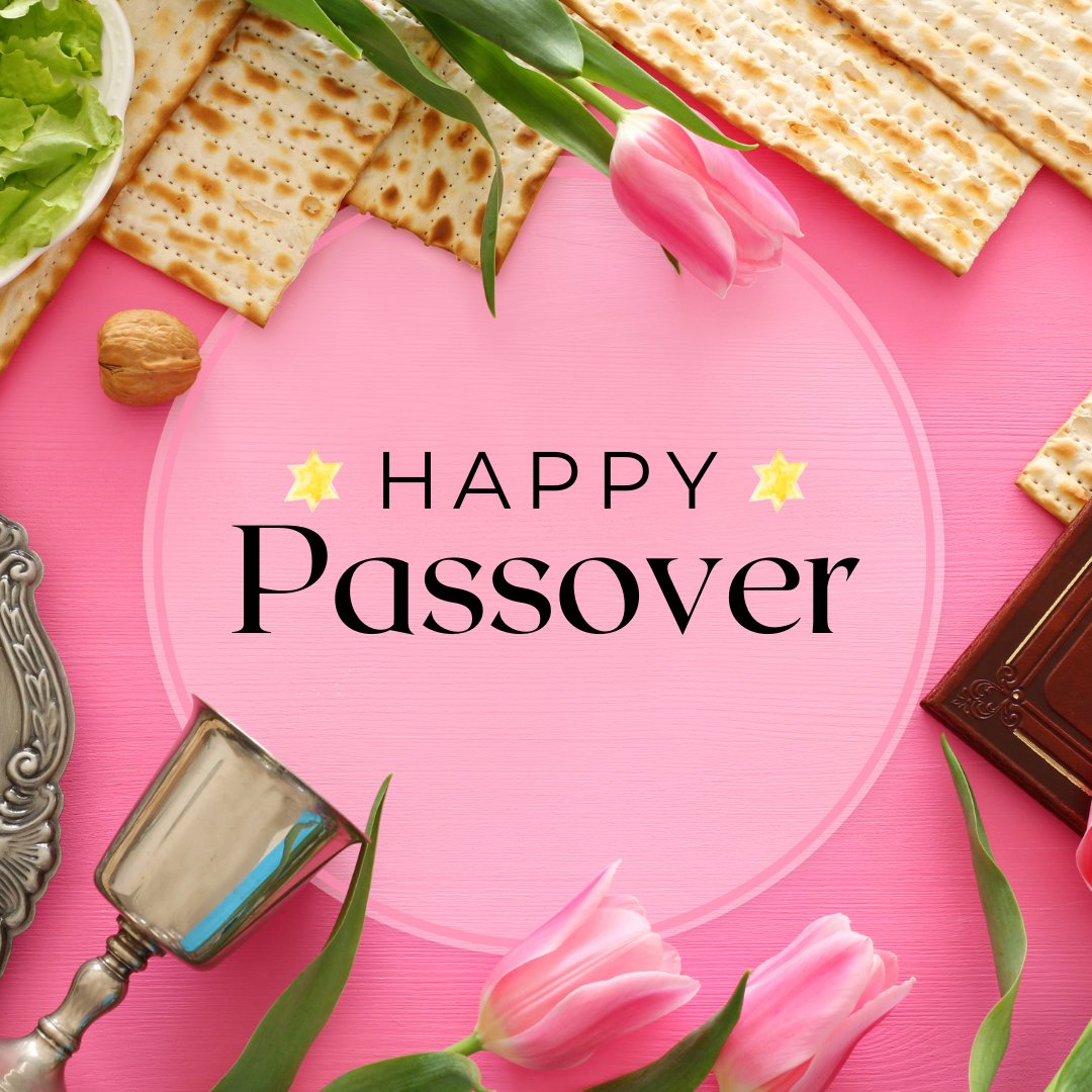 🕊️✨ Wishing everyone celebrating Passover a joyful and meaningful holiday! May this special time be filled with reflection, renewal, and the joy of shared traditions. 

Chag Pesach Sameach! 🌷🌟 

#Passover #ChagPesach #HolidayJoy