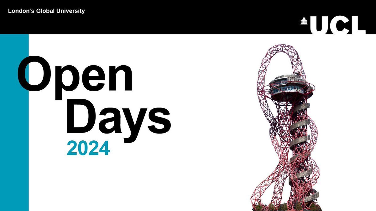 UCL's Undergraduate Virtual Open Days have started and are taking place all week! ‍🔬 ‍🎨‍⚖️‍🔧🦴🌳

It's not too late to join us so book your place now: buff.ly/4cnzUAt 

#UCLOpenDays

@ucl