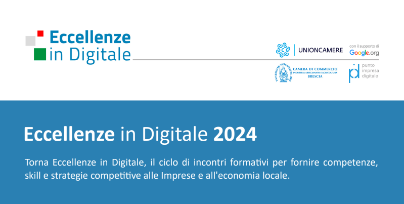 camcom_brescia's tweet photo. #EID2024 #PID
🌐 Il nostro Punto Impresa Digitale, in collaborazione con @Unioncamere e @Google, ha organizzato #EccellenzeInDigitale 2024, per supportare la crescita delle #CompetenzeDigitali. 📅 Ultimo appuntamento ➡️ https://t.co/3B4ULD6Xbm
@PID_CamCom https://t.co/iLLtjiIBHn