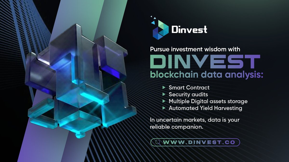 🚀Dinvest blockchain data analysis provides thorough risk assessment, boosting investment decision wisdom and ensuring a safer journey. 

#AIBOT #Dinvest #DigitalFuture #EncryptedSocialDeFI #DigitalFinanceInnovation
