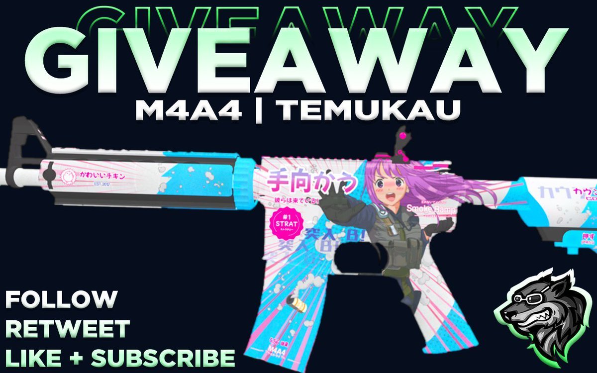 💸 M4A4 | Temukau [$25] 💸 💎 CSGO/CS2 Skin Giveaway 💎 ⏩ Follow me @jordanrnet 🔁 Retweet ⬇️ Like + Subscribe ⬇️ youtube.com/watch?v=Cozx1M… ❗️ Watch the entire video to the end ❗️ 🔜 Winner will be picked in a few days! GL! #Giveaway #CSGOGiveaway #CSGOSkins