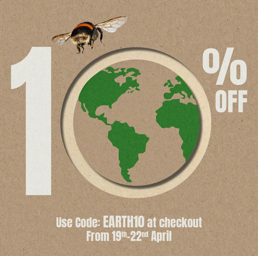 It's #EarthDay, and in celebration, we are offering 10% off everything in our #Teemill store. Thank you to everyone supporting sustainability and making a positive impact with every order 🪲 Use code EARTH10 until midnight and support #InsectScience 🔽 royentsoc.shop