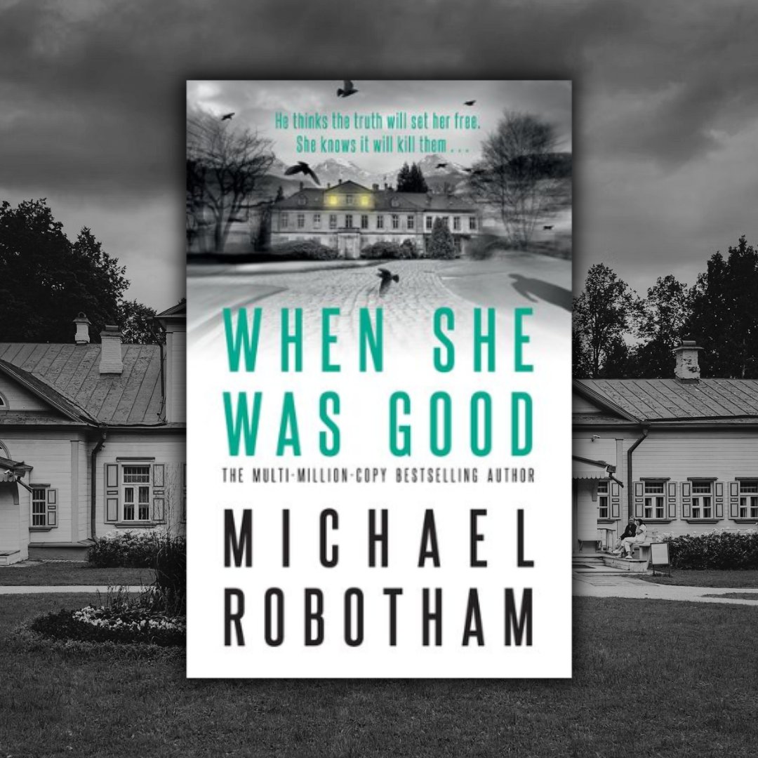 📖 LARGE PRINT 📖 @michaelrobotham 's When She Was Good Evie Cormac's life is a lie. Those who find out her true identity end up dead. Cyrus Haven, forensic psychologist and Evie's closest friend, uncovers a web of lies surrounding Evie... #largeprintbooks #largeprint #mystery