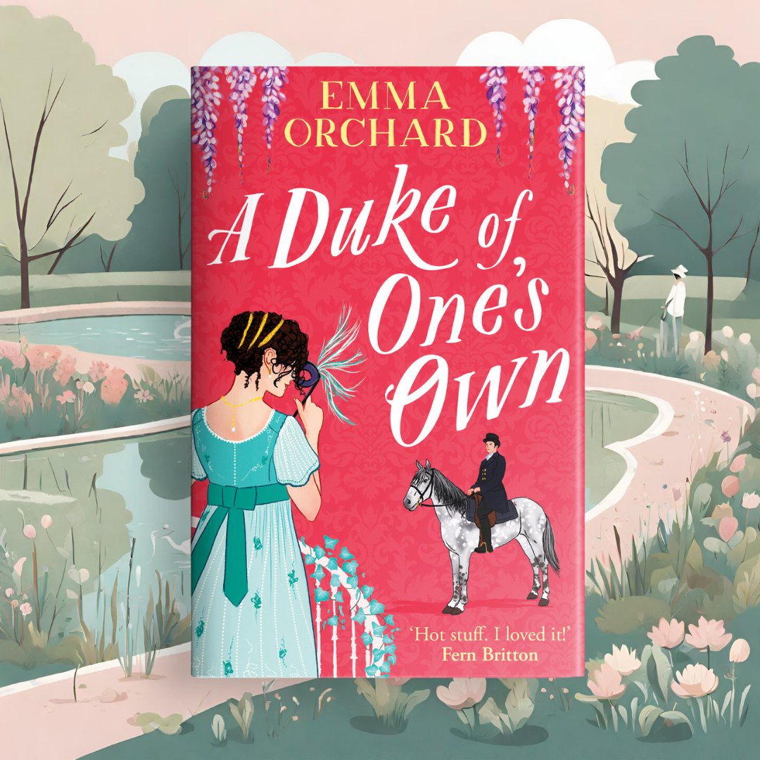 Happy publication day to #ADukeofOnesOwn by @EmmaOrchardB! 🎉 This regency romance has plenty to be excited for: a rebellious lady, an in-demand Duke, and a heavy pinch of spice 🌶️ If you're patiently waiting for Bridgerton, this is for you! Out now 📖 mybook.to/ADukeofOnesOwn…