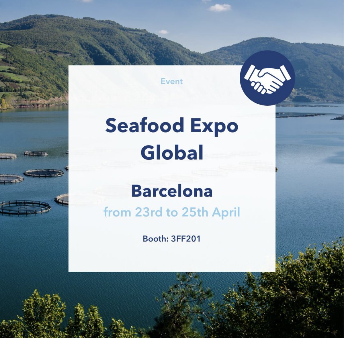 𝗝𝗼𝗶𝗻 𝘂𝘀 𝗶𝗻 𝗕𝗮𝗿𝗰𝗲𝗹𝗼𝗻𝗮! 🌊🇪🇸 This week we are at Seafood Expo Global in Barcelona! 🐟🐟 We will be exhibiting from Tuesday to Thursday at the Danish Export Association Pavillon in booth 3FF201 #Aquaculture #SeaFood #SeafoodExpoGlobal #SeafoodExpoGlobal2024